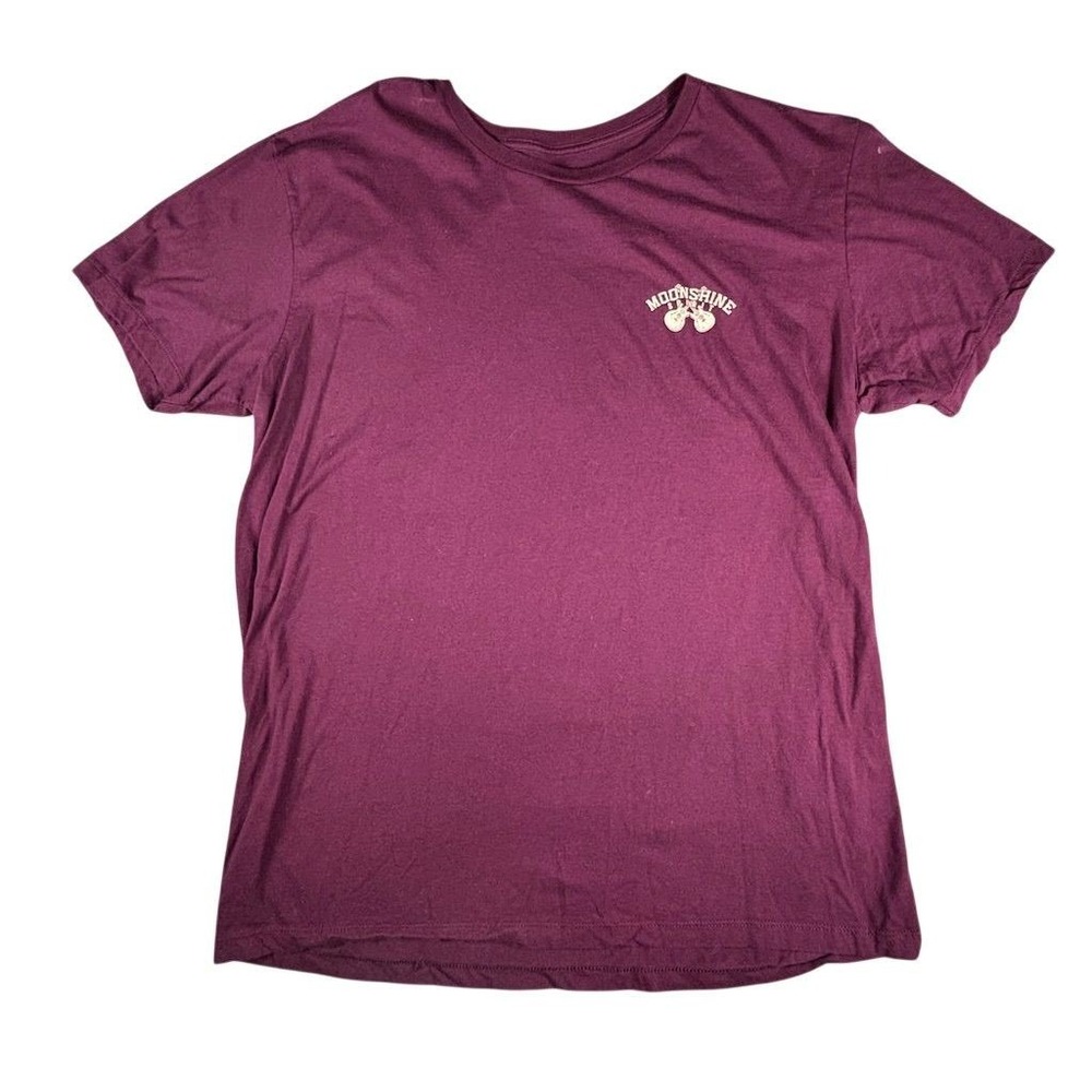 Moonshine Spirit  Men's Red Graphic Tee Size XL‎ Moonshine Spirit Rock 'n' Roll